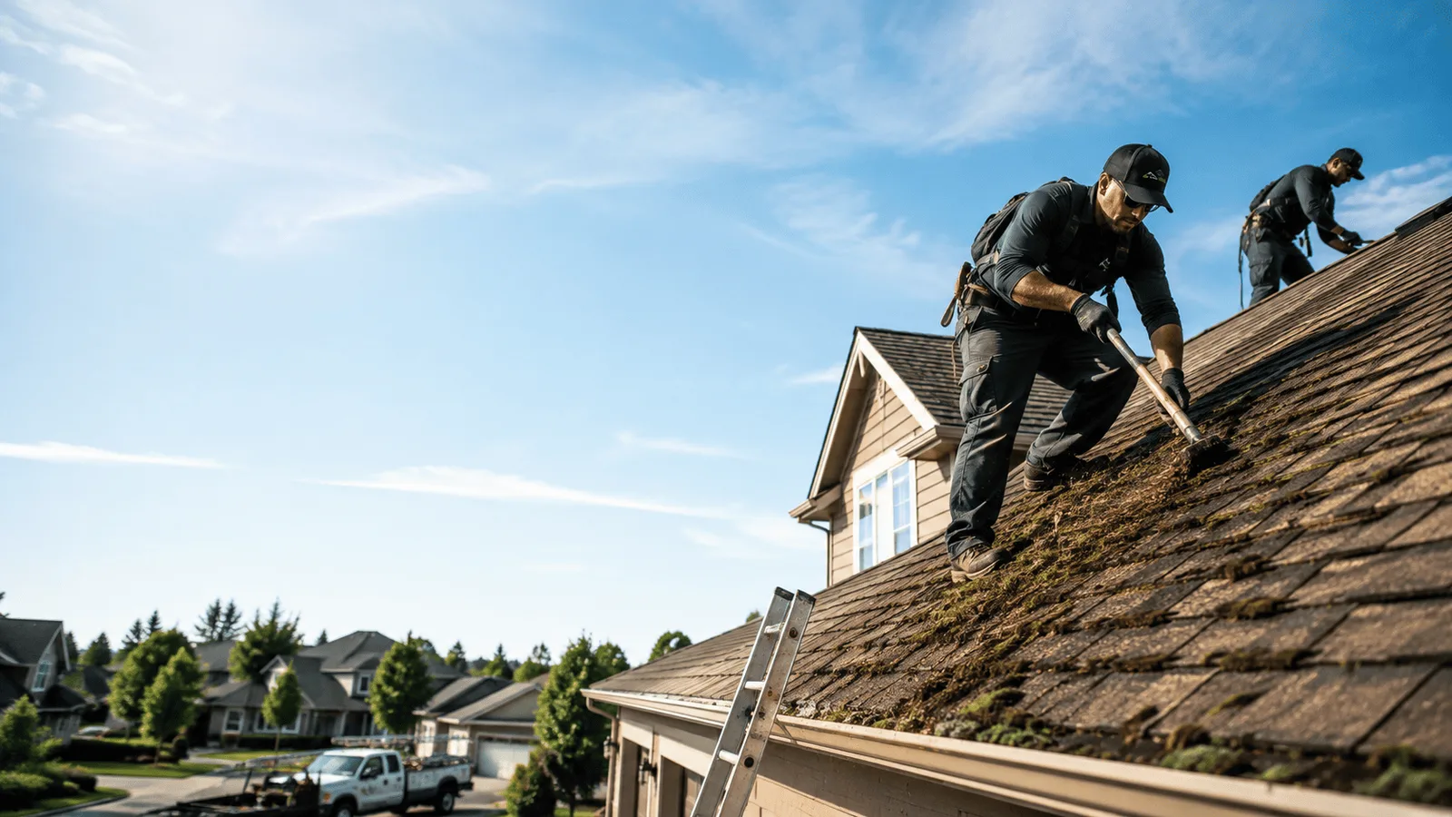 Roof Moss Removal in Sullivan, OH near me
